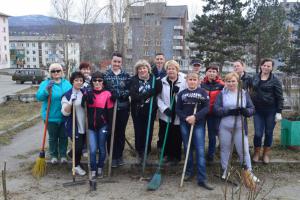 Участие в Общегородском субботнике 29.04.2016 год