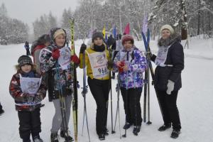 Участие во Всероссийской гонке "Лыжня России"2018 год