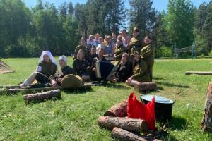 Турслет среди рабочих коллективов учреждений Бодайбинского района "Ребята нашего полка", 2022 г.