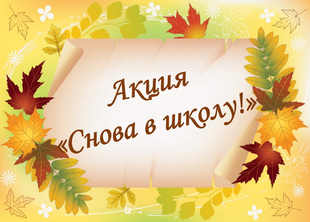 Снова в школу