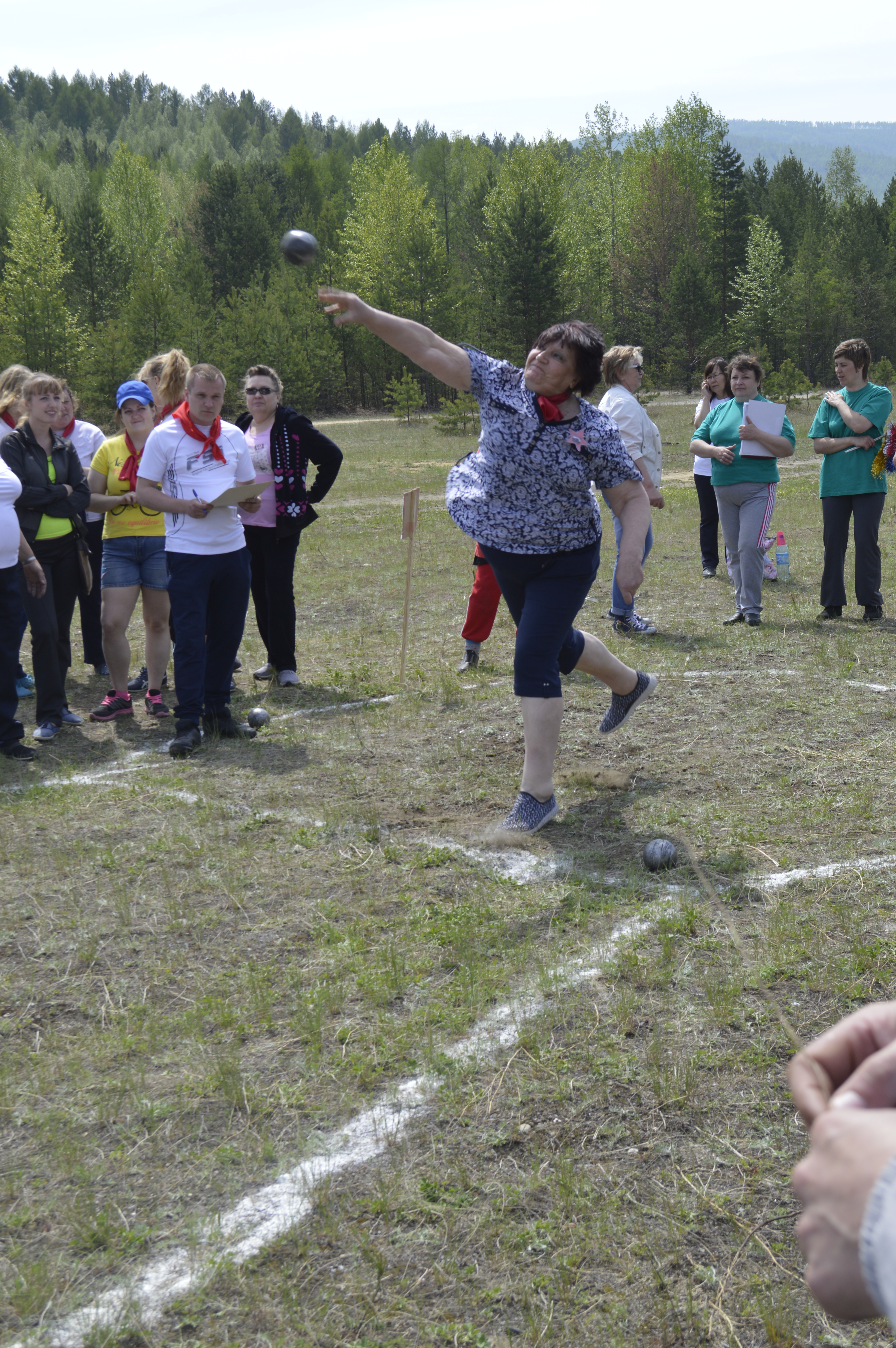 метание ядра 2