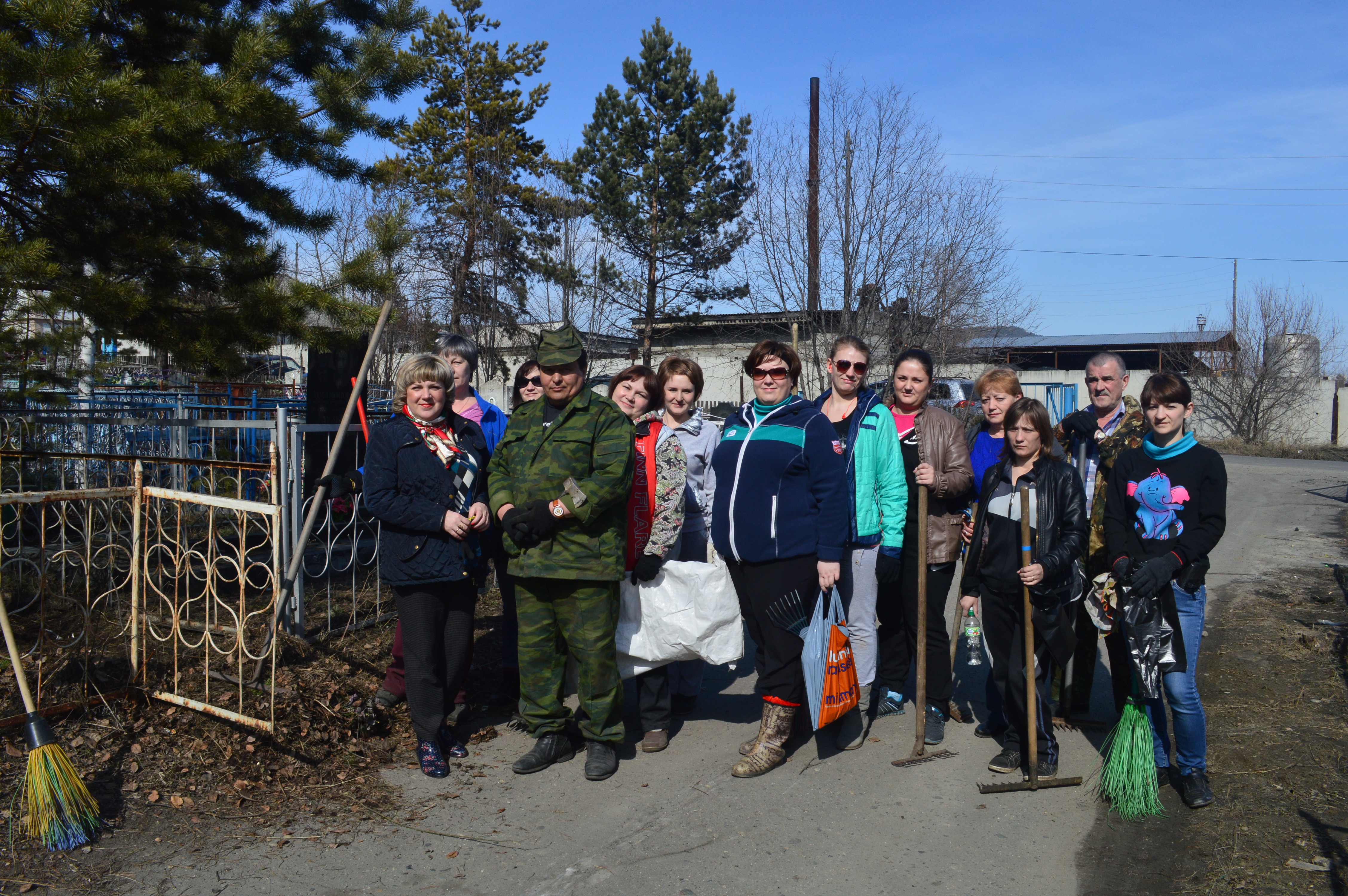 уборка могил