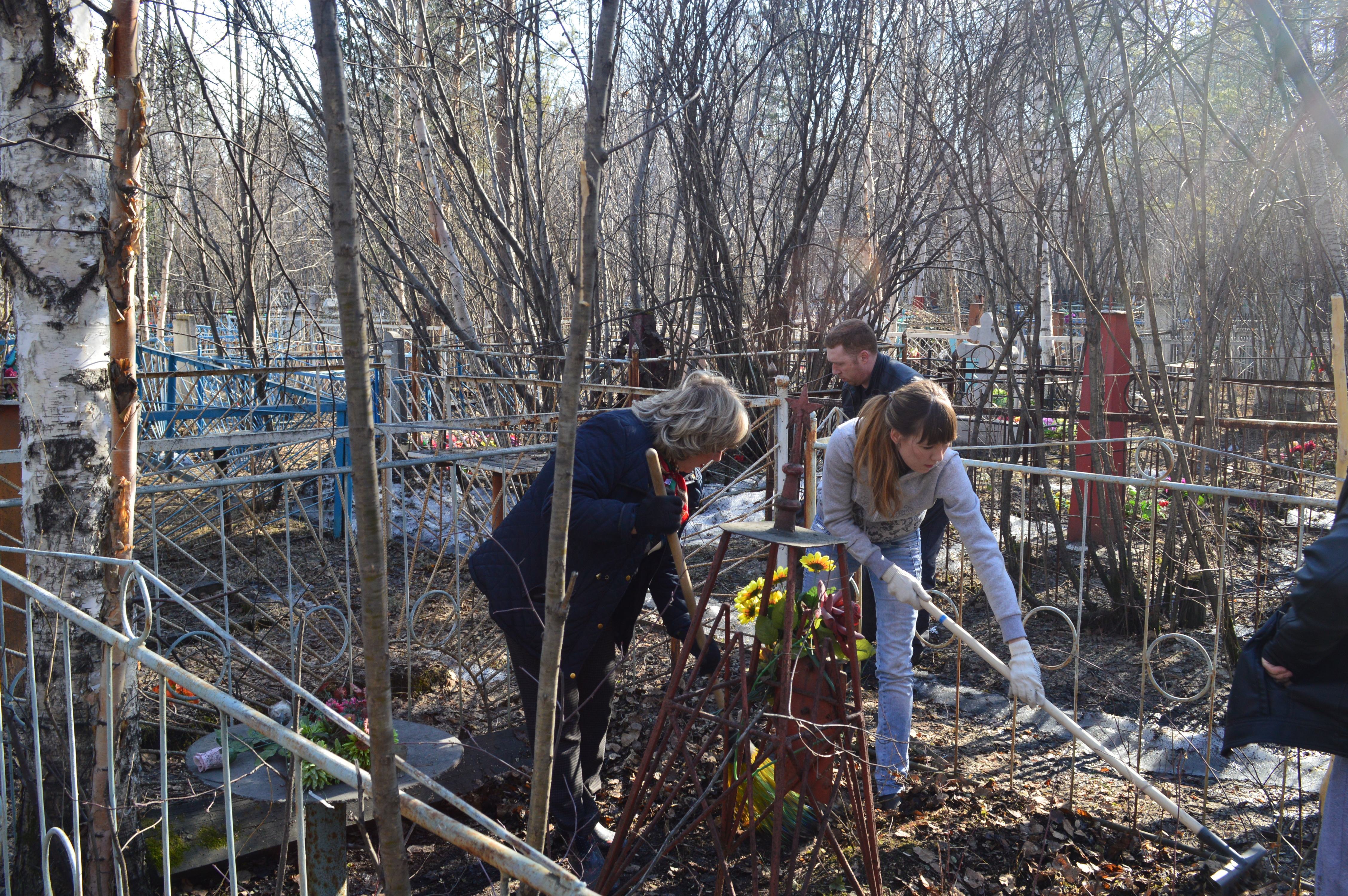 уборка могилы 3